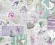 Cotton fabric with modern design