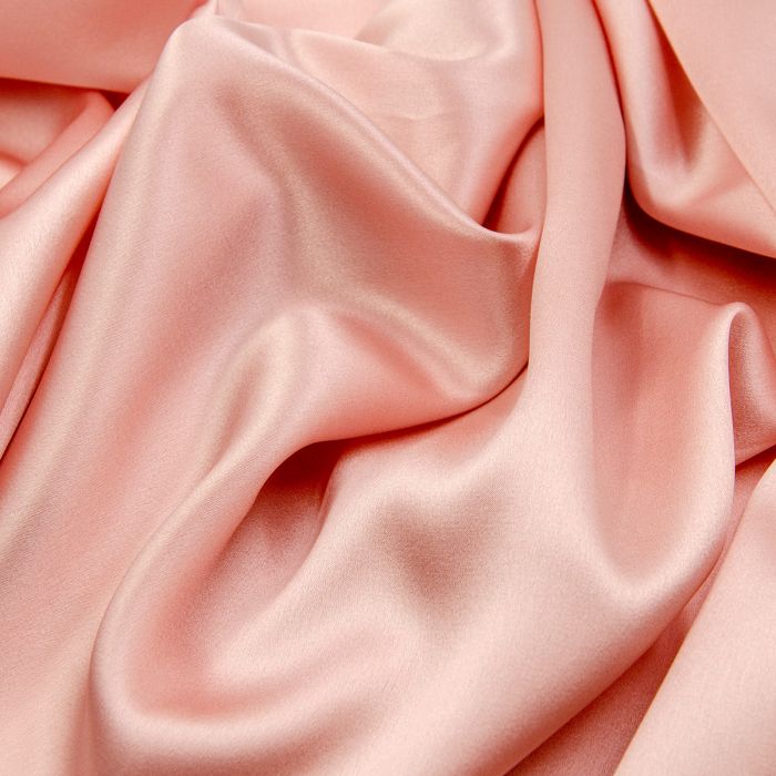 Silk satin fabric - Composition: 92% Silk - 8% Elastane Tessuti dell'arte