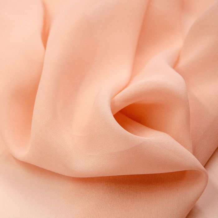 Crepe-chiffon – 100% Silk fabric - Composition: 100% Silk Tessuti