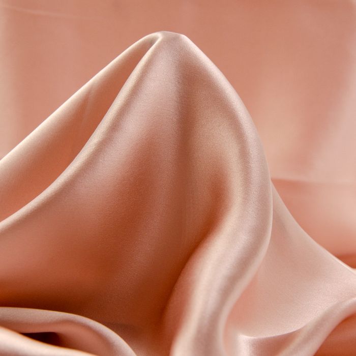 Silk satin fabric - Composition: 100% Silk Tessuti dell'arte