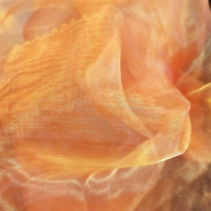 Burnt Orange Sheer Polyester Organza Fabric | Clothing and Apparel | By The  Yard | 60 inch Wide